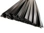 Preview: Plastique baguettes de soudure PE-HD 8x2mm Plat Noir 1kg Barres HDPE face | az-reptec